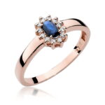 Inel Aur 14K cu Safir 0.30 ct - Imagine 8