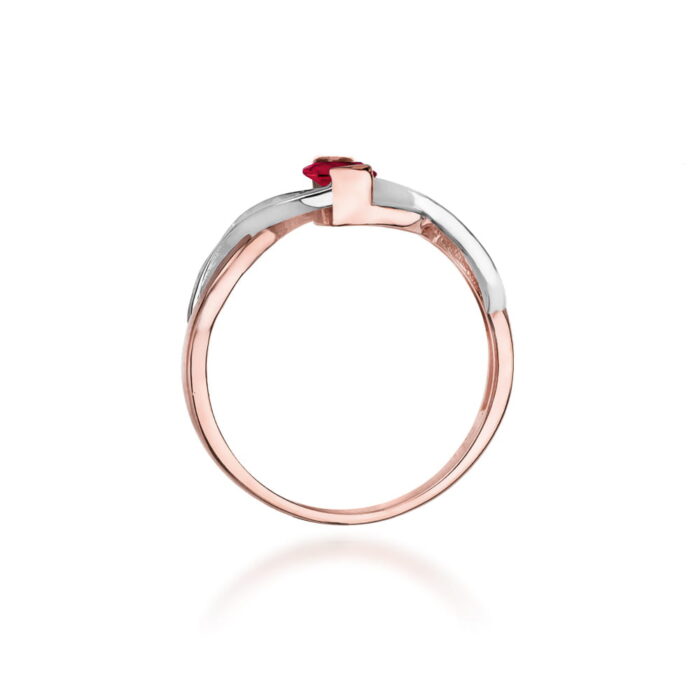 Inel Aur 14K cu Rubin 0.60 ct - Imagine 10
