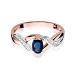 Inel Aur 14K cu Safir 0.70 ct - Imagine 9