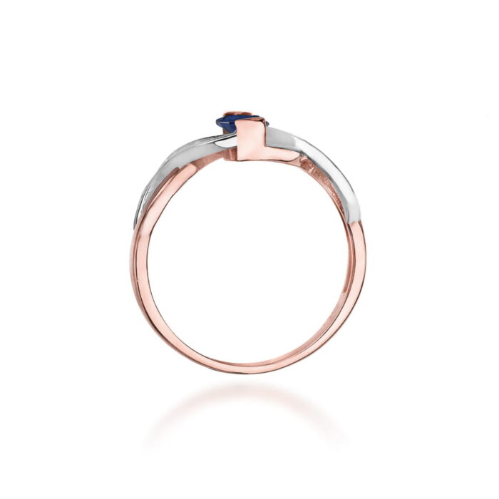 Inel Aur 14K cu Safir 0.70 ct - Imagine 10