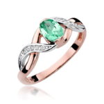Inel Aur 14K cu Smarald 0.40 ct - Imagine 8