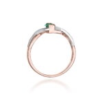 Inel Aur 14K cu Smarald 0.40 ct - Imagine 10