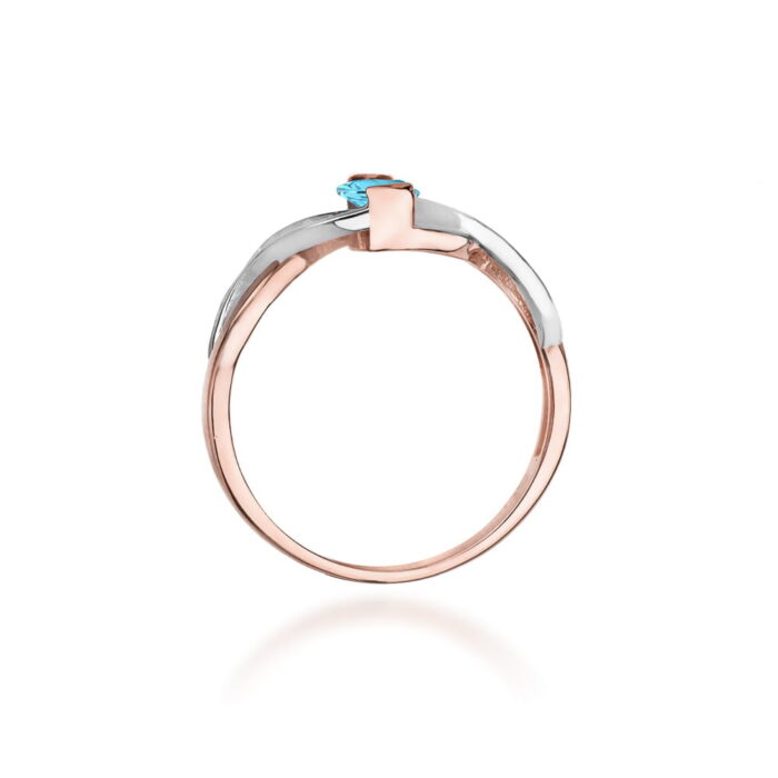 Inel Aur 14K cu Topaz 0.50 ct - Imagine 10