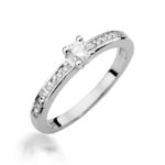 Inel Aur 14K cu Diamant 0.28 ct - Imagine 4