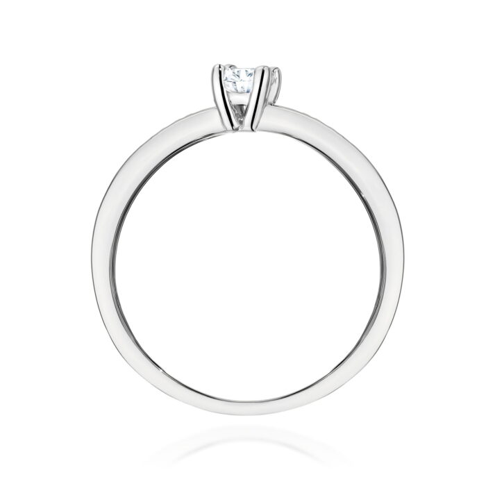 Inel Aur 14K cu Diamante de Laborator 0.28 ct - Imagine 8