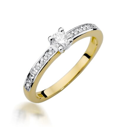 Inel Aur 14K cu Diamant 0.28 ct