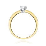 Inel Aur 14K cu Diamante de Laborator 0.28 ct - Imagine 3
