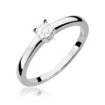 Inel Aur 14K W0292 Diamant Cultivat 0.25ct - Imagine 9