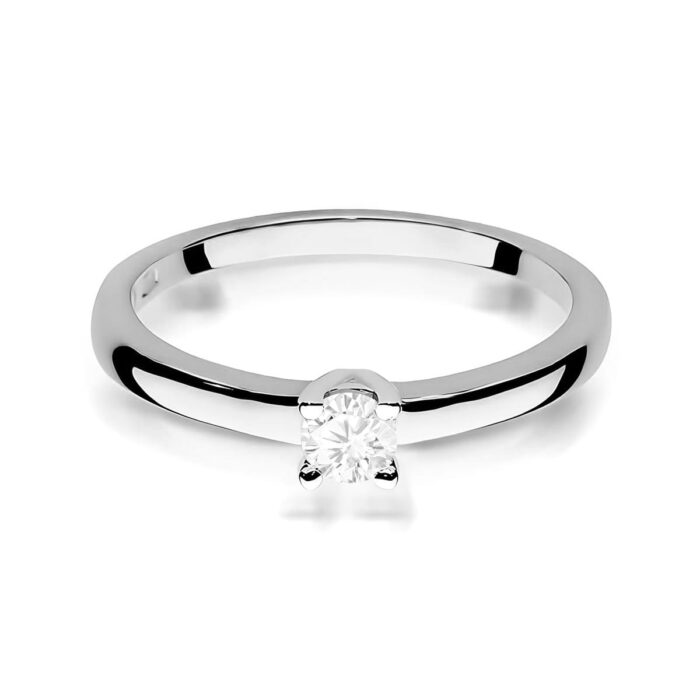 Inel Aur 14K W0292 Diamant Cultivat 0.25ct - Imagine 10