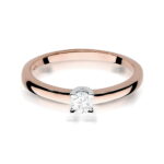 Inel Aur 14K W0292 Diamant Cultivat 0.25ct - Imagine 6