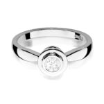 Inel Aur 14K W0294 Diamant Cultivat 0.30ct - Imagine 10
