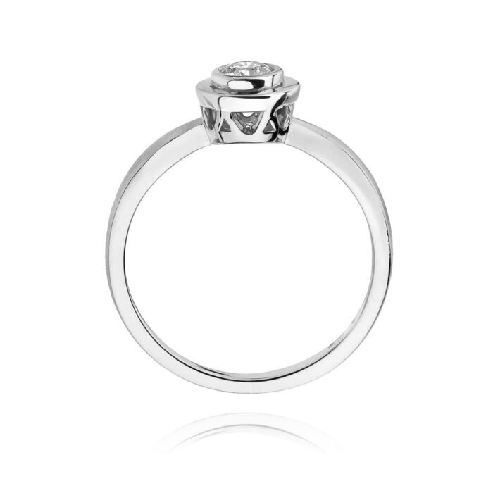 Inel Aur 14K W0294 Diamant Cultivat 0.30ct - Imagine 11