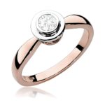 Inel Aur 14K W0294 Diamant Cultivat 0.30ct - Imagine 5