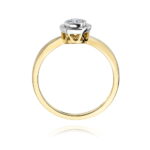 Inel Aur 14K W0294 Diamant Cultivat 0.30ct - Imagine 3