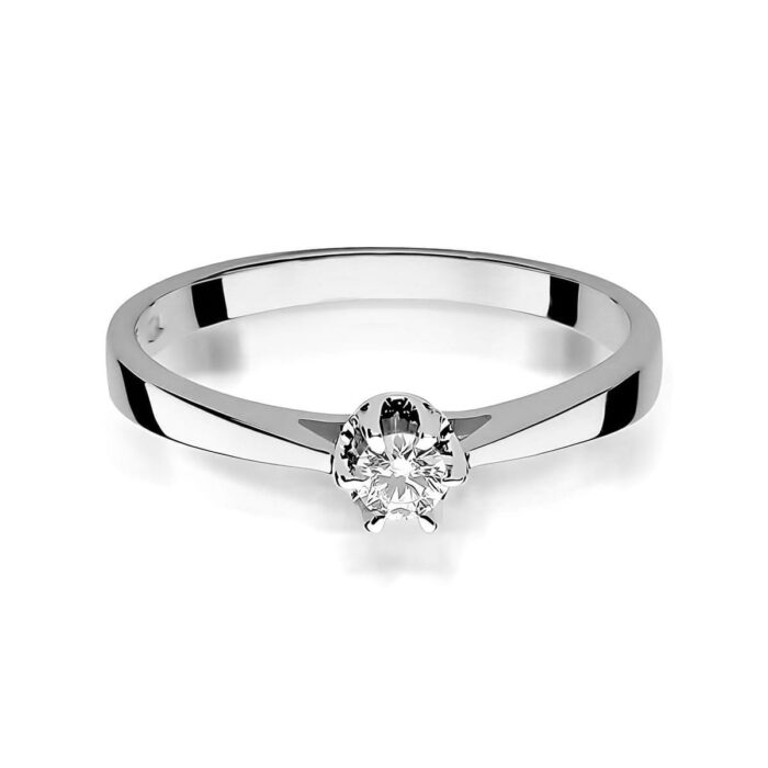 Inel Aur 14K W295 Diamant Crescut în Laborator 0.15ct - Imagine 10