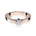 Inel Aur 14K W295 Diamant Crescut în Laborator 0.15ct - Imagine 6