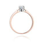 Inel Aur 14K W295 Diamant Crescut în Laborator 0.15ct - Imagine 7