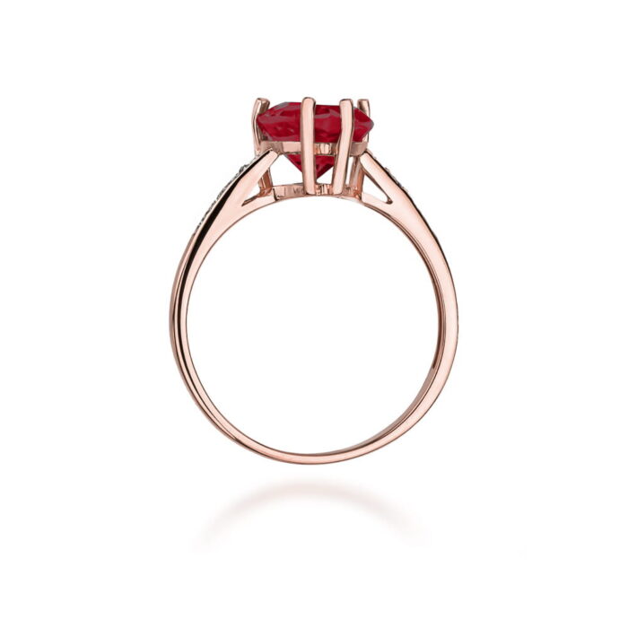Inel Aur 14K cu Rubin 1.70 ct - Imagine 10
