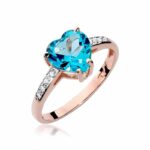 Inel Aur 14K cu Topaz 1.20 ct - Imagine 8