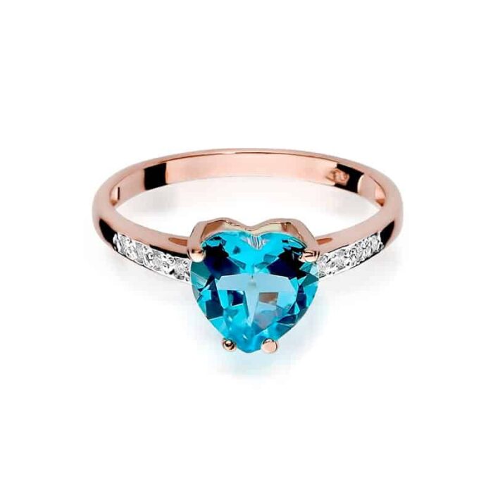 Inel Aur 14K cu Topaz 1.20 ct - Imagine 9
