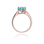 Inel Aur 14K cu Topaz 1.20 ct - Imagine 10