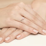 Inel Aur 14K W0311 Diamant Cultivat 0.10ct - Imagine 8