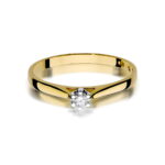 Inel Aur 14K W0311 Diamant Cultivat 0.10ct - Imagine 2