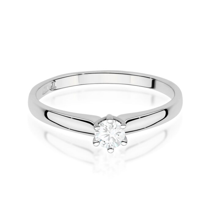 Inel Aur 14K cu Diamant de Laborator 0.20 ct - Imagine 10