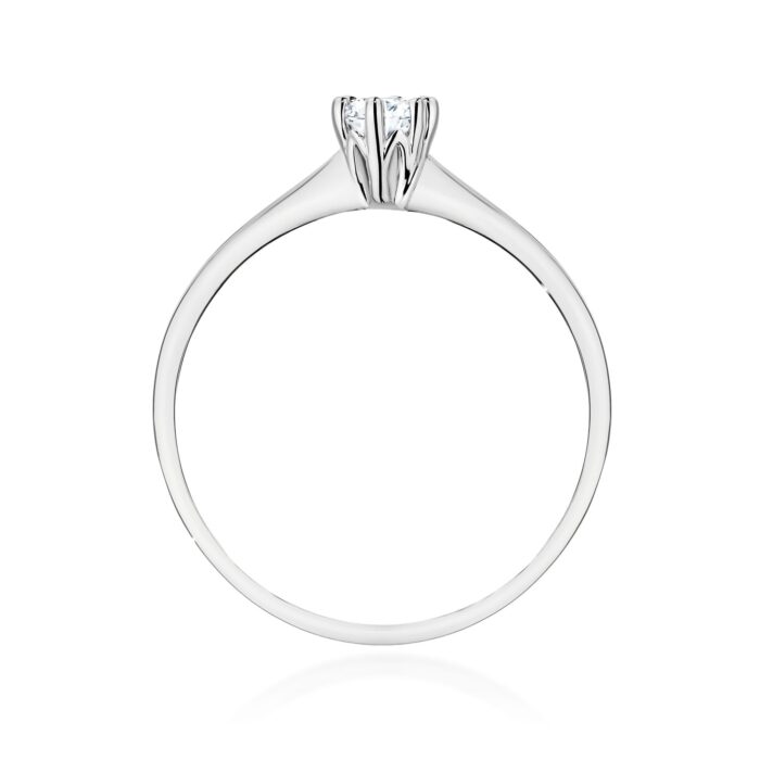 Inel Aur 14K cu Diamant de Laborator 0.20 ct - Imagine 11
