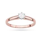 Inel Aur 14K cu Diamant de Laborator 0.20 ct - Imagine 8