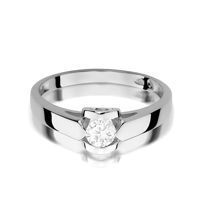 Inel Aur 14K W0320 Diamant Cultivat 0.30ct - Imagine 10