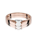 Inel Aur 14K W0320 Diamant Cultivat 0.30ct - Imagine 6