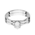 Inel Aur 14K W0340 Diamant Crescut în Laborator 0.20ct - Imagine 10