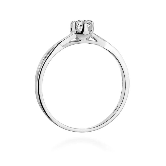 Inel Aur 14K W0340 Diamant Crescut în Laborator 0.20ct - Imagine 11