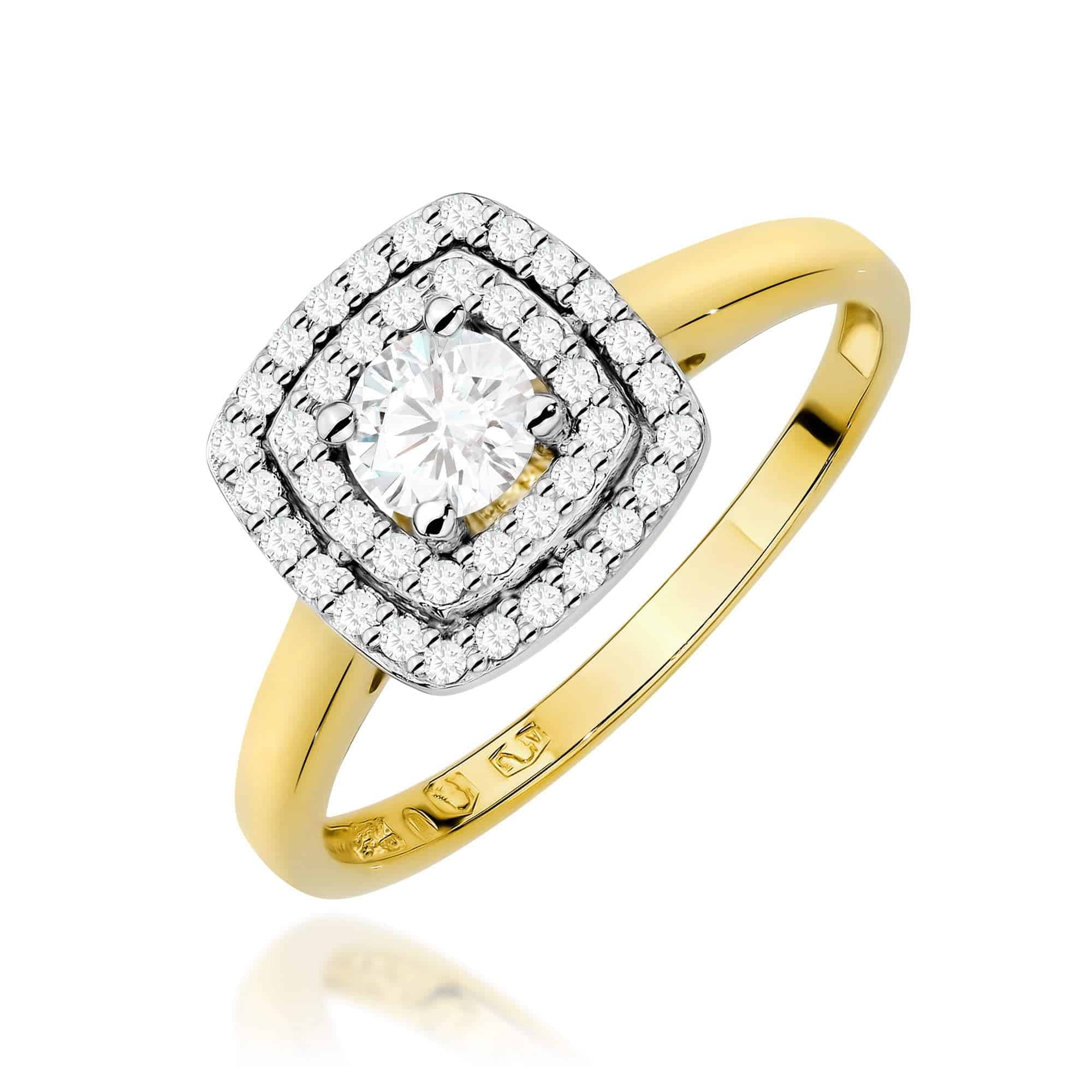 W0345.Z3.LDW_.01_1.jpg Inel Aur 14K cu Diamante de Laborator 0.50 ct - Imagine 1