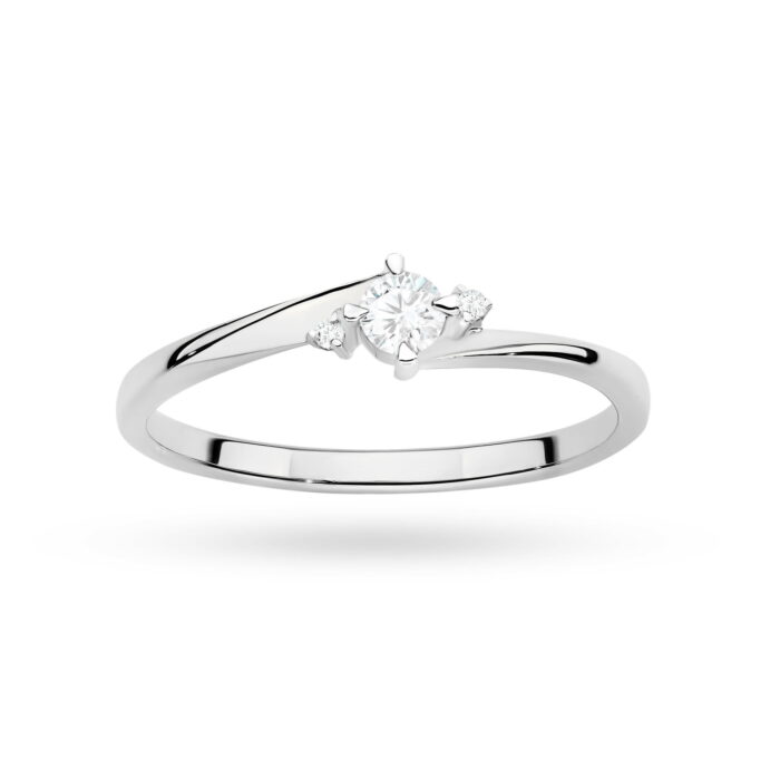 Inel Aur 14K cu Diamante de Laborator 0.12 ct - Imagine 13