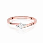 Inel Aur 14K cu Diamante de Laborator 0.12 ct - Imagine 8