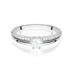 Inel Aur 14K cu Diamante de Laborator 0.40 ct - Imagine 10