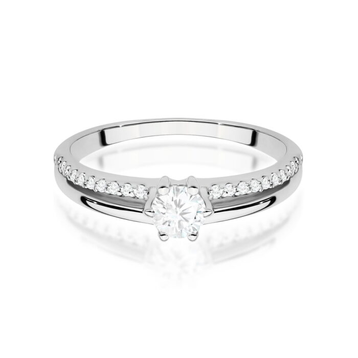 Inel Aur 14K cu Diamante de Laborator 0.40 ct - Imagine 10