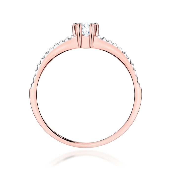 Inel Aur 14K cu Diamante de Laborator 0.40 ct - Imagine 7