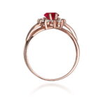 Inel Aur 14k cu Rubin 1.00 ct - Imagine 9