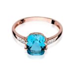 Inel Aur 14K cu Topaz 2.40 ct - Imagine 9