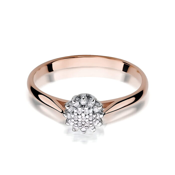 Inel Aur 14K W0401 Diamante Lab Grown 0.10ct - Imagine 6