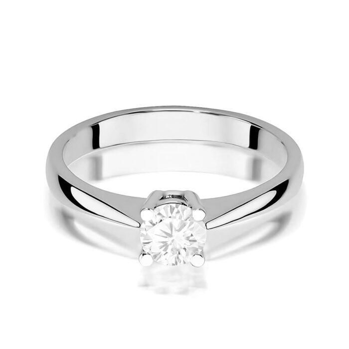 Inel Aur 14K W0404 Diamant Cultivat 0.50ct - Imagine 10