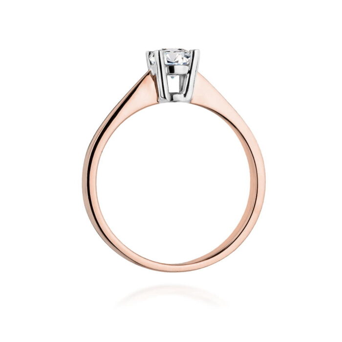 Inel Aur 14K W0404 Diamant Cultivat 0.50ct - Imagine 7