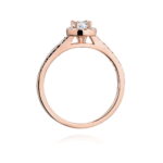 Inel Aur 14K W0406 Diamant Cultivat 0.15ct - Imagine 7