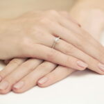 Inel Aur 14K W0406 Diamant Cultivat 0.15ct - Imagine 4