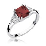 Inel Aur 14K cu Garnet 1.30 ct - Imagine 9