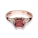 Inel Aur 14K cu Garnet 1.30 ct - Imagine 6