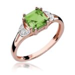 Inel Aur 14K cu Peridot 1.00 ct - Imagine 8